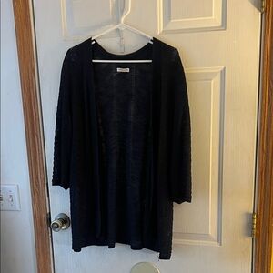 Croft & Barrow Dark Blue Open Cardigan